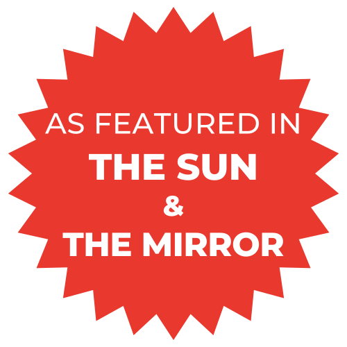 As featured in The Sun & The Mirror